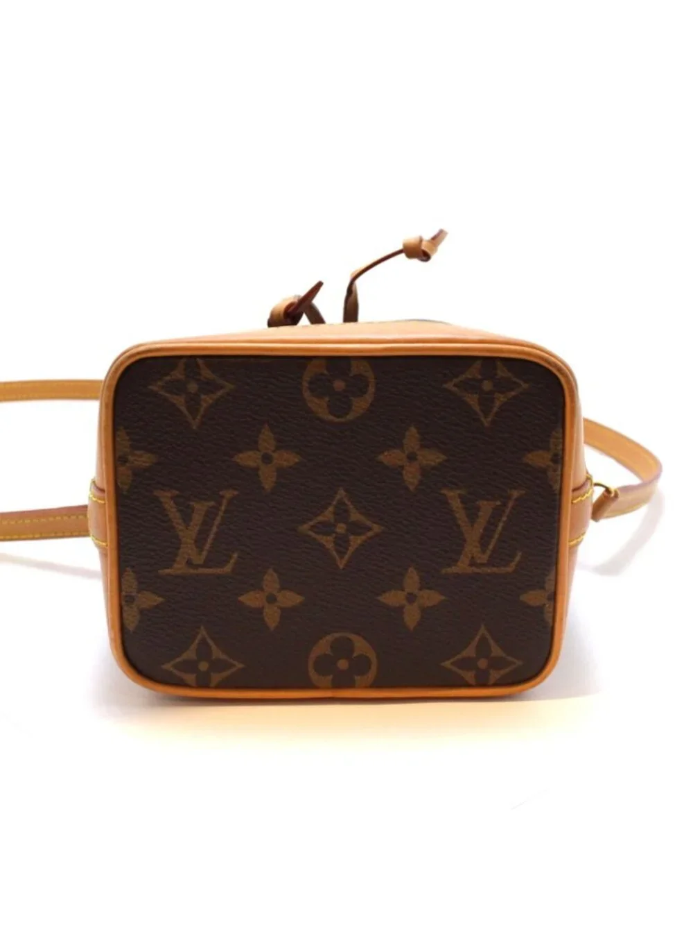 Louis Vuitton Nano Noe Monogram Shoulder Bag Canvas